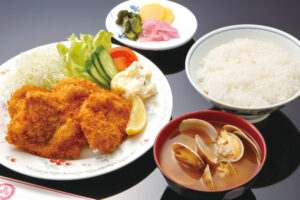 大あさりフライ定食 1,485円（税込）